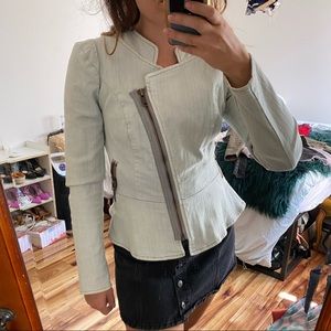 Free people denim jacket - size 6